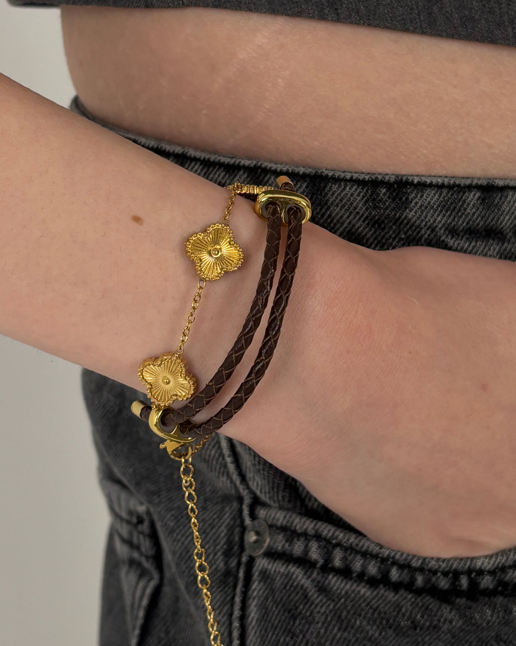 Clover Bracelet in Gold