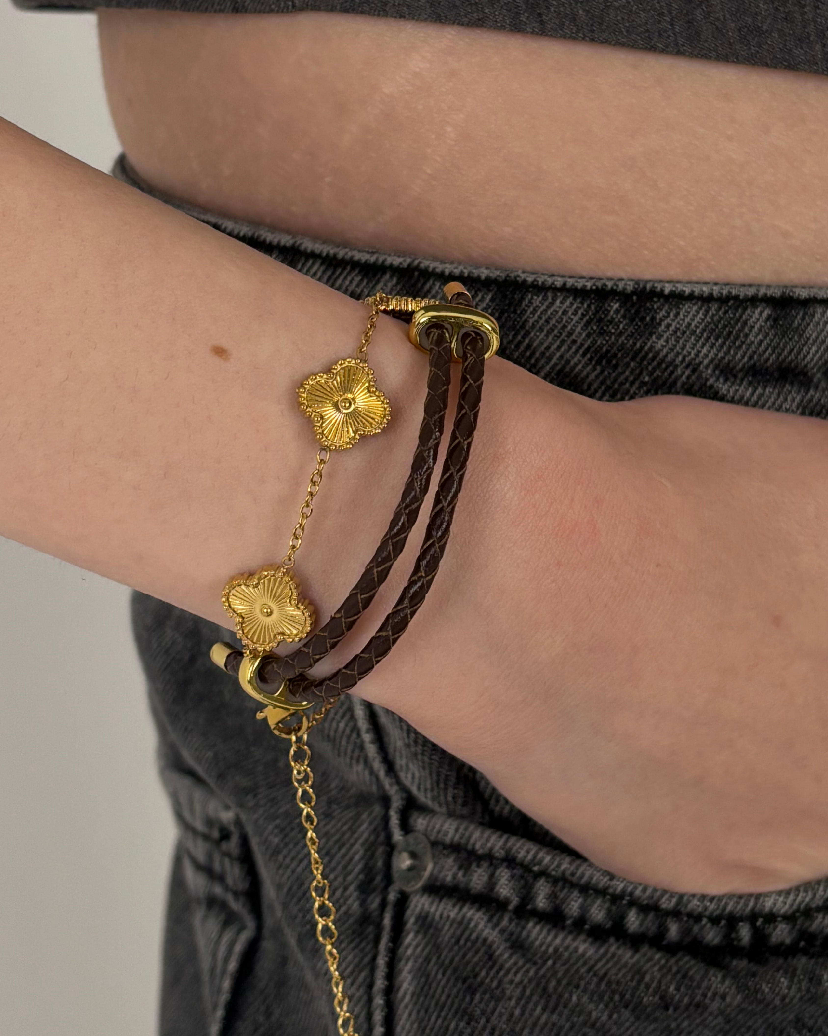 Clover Bracelet in Gold