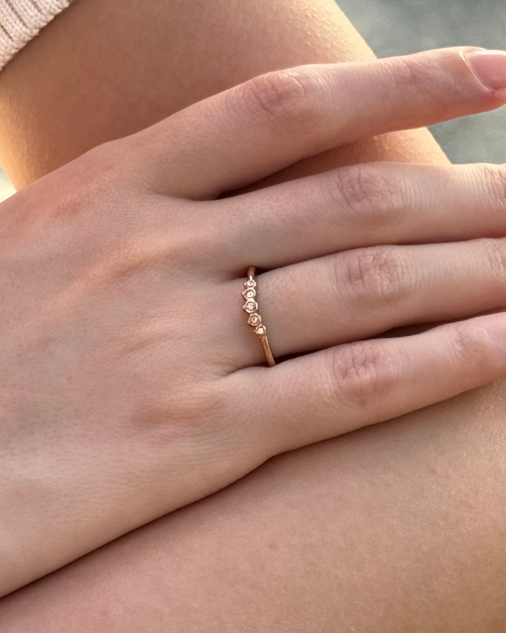 Gemstone Stacking Ring