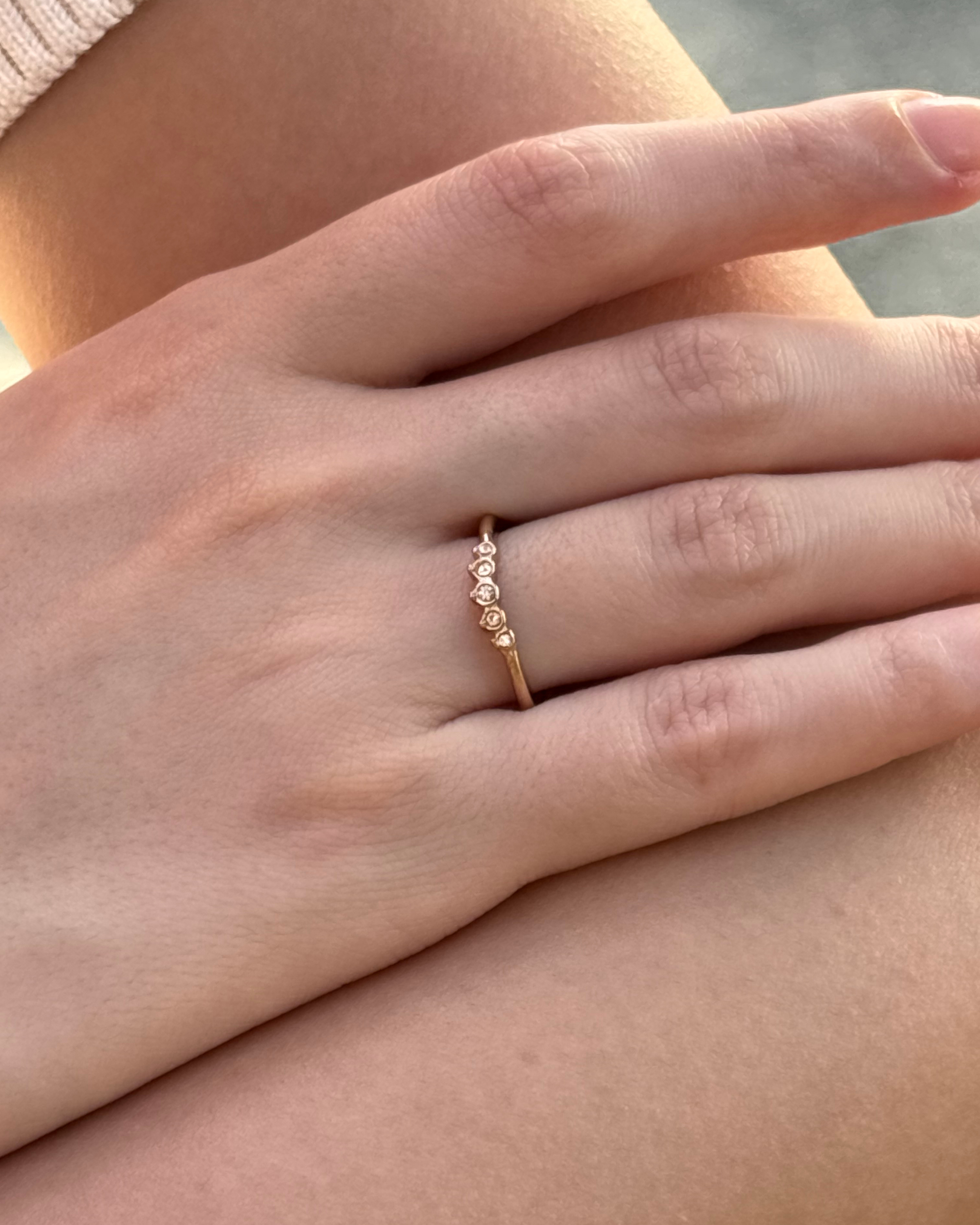 Gemstone Stacking Ring