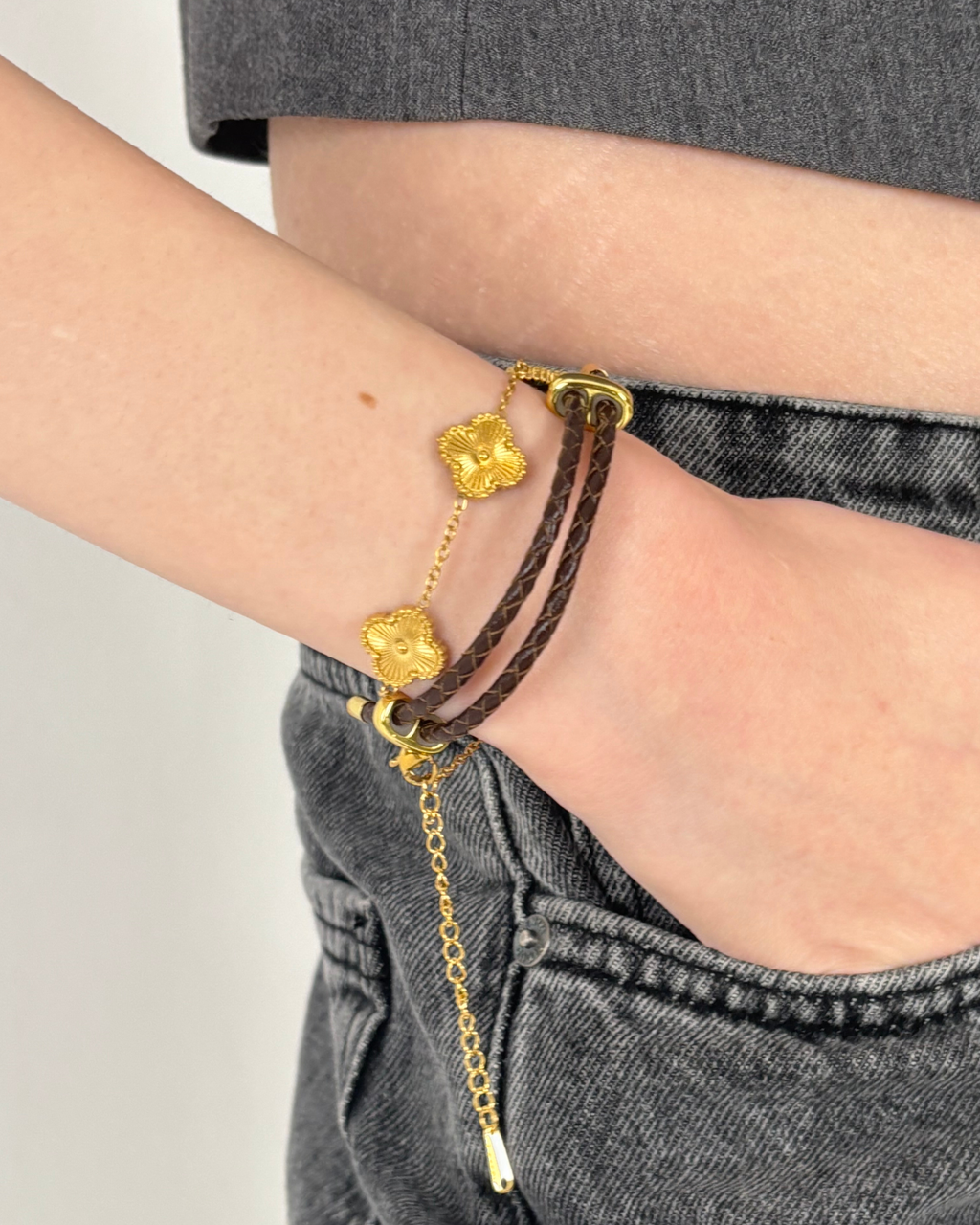 Clover Bracelet in Gold